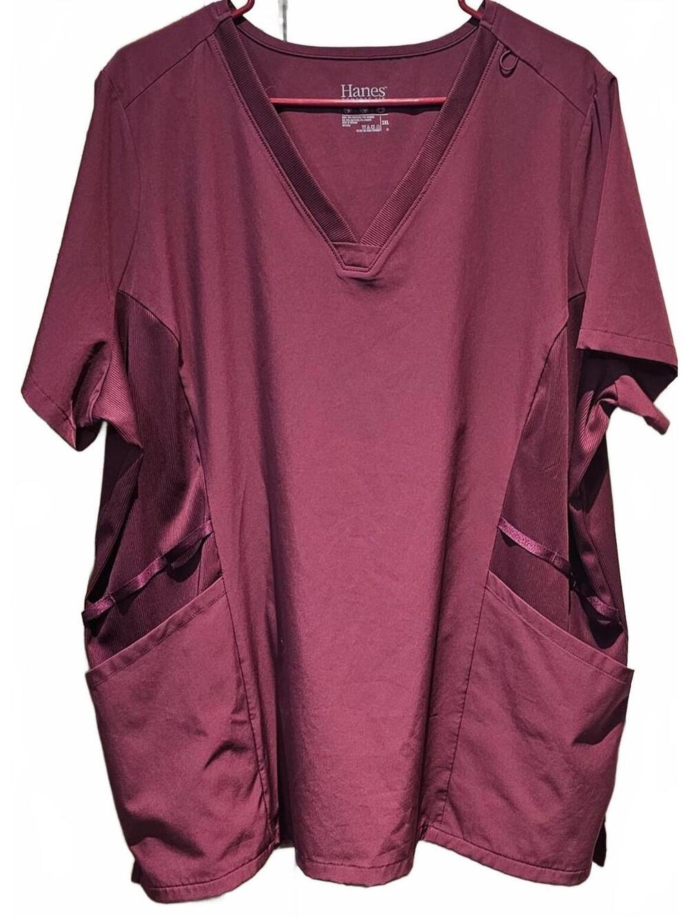 Hanes Comfort Fit & Scrub Star Wine Color 2xl Bundle